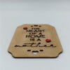 Ξύλινο διακοσμητικό τοίχου The Heart of a Home is a Mother | ToXylo