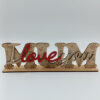 Ξύλινο διακοσμητικό Mum Love You για δώρο στη μαμά | ToXylo