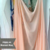 ανάλαφρη εσάρπα σιφόν σε nude coral απόχρωση
