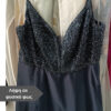 Επίσημο plus size μάξι φόρεμα σκούρο μπλε Suga Collection