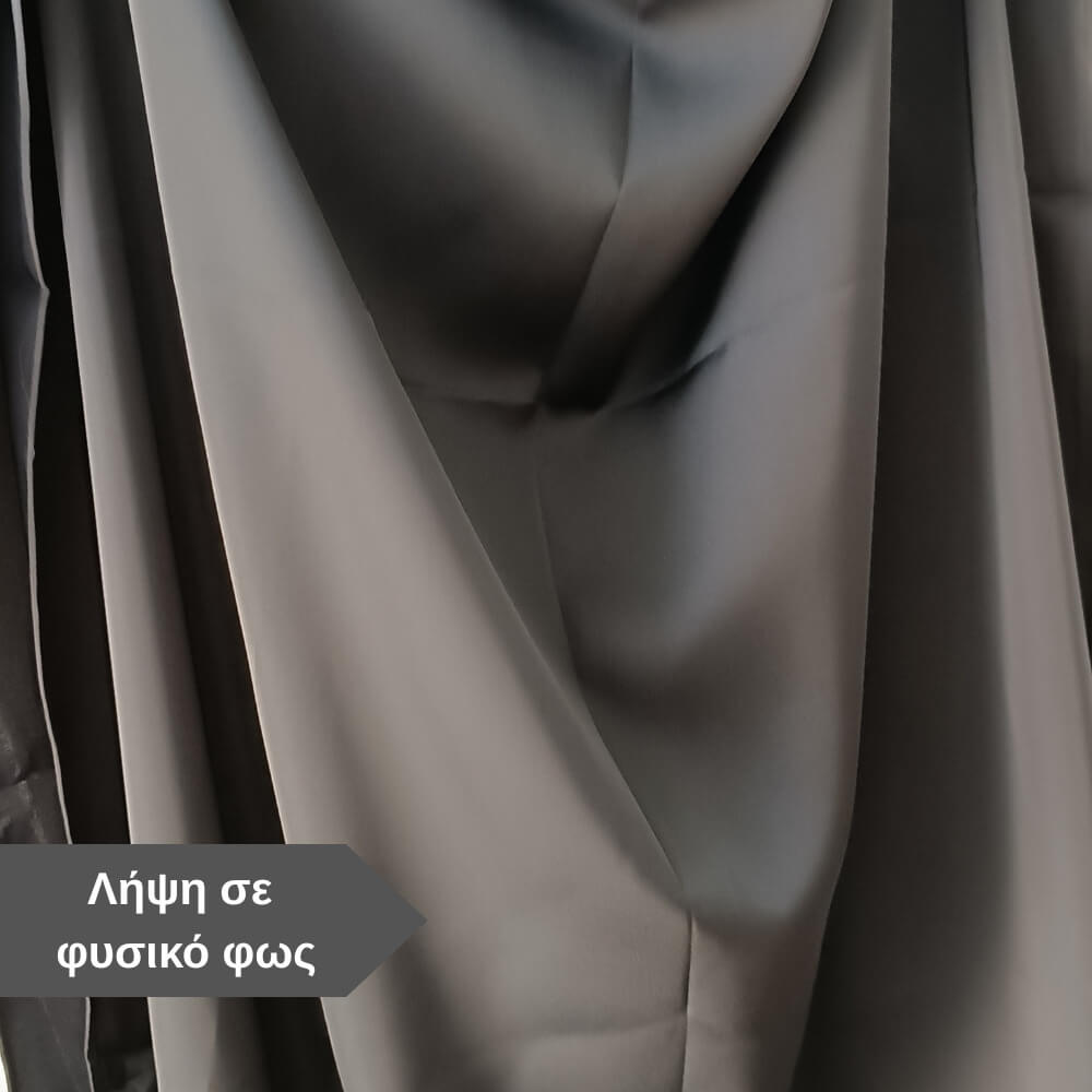 βραδινή σατέν εσάρπα σε σκούρο μπλε χρώμα