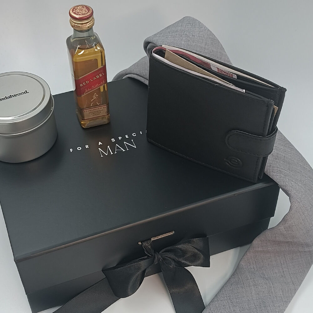 Premium ανδρικό κουτί δώρου Gentleman Suga Style για γενέθλια, επέτειο ή επαγγελματικό δώρο