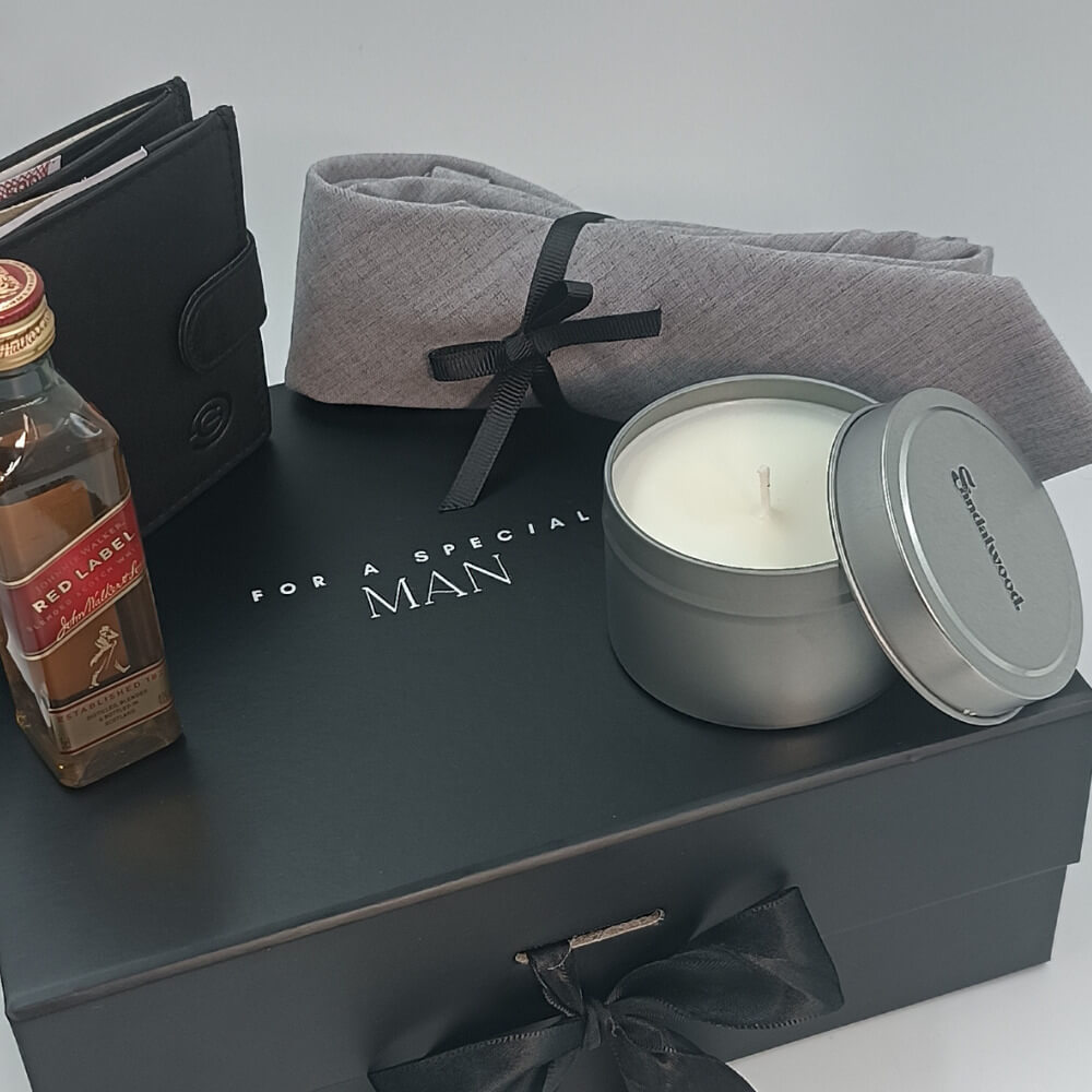 Premium ανδρικό κουτί δώρου Gentleman Suga Style για γενέθλια, επέτειο ή επαγγελματικό δώρο