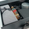 Πολυτελές ανδρικό gift box με πορτοφόλι, κερί Sandalwood και mini ουίσκι