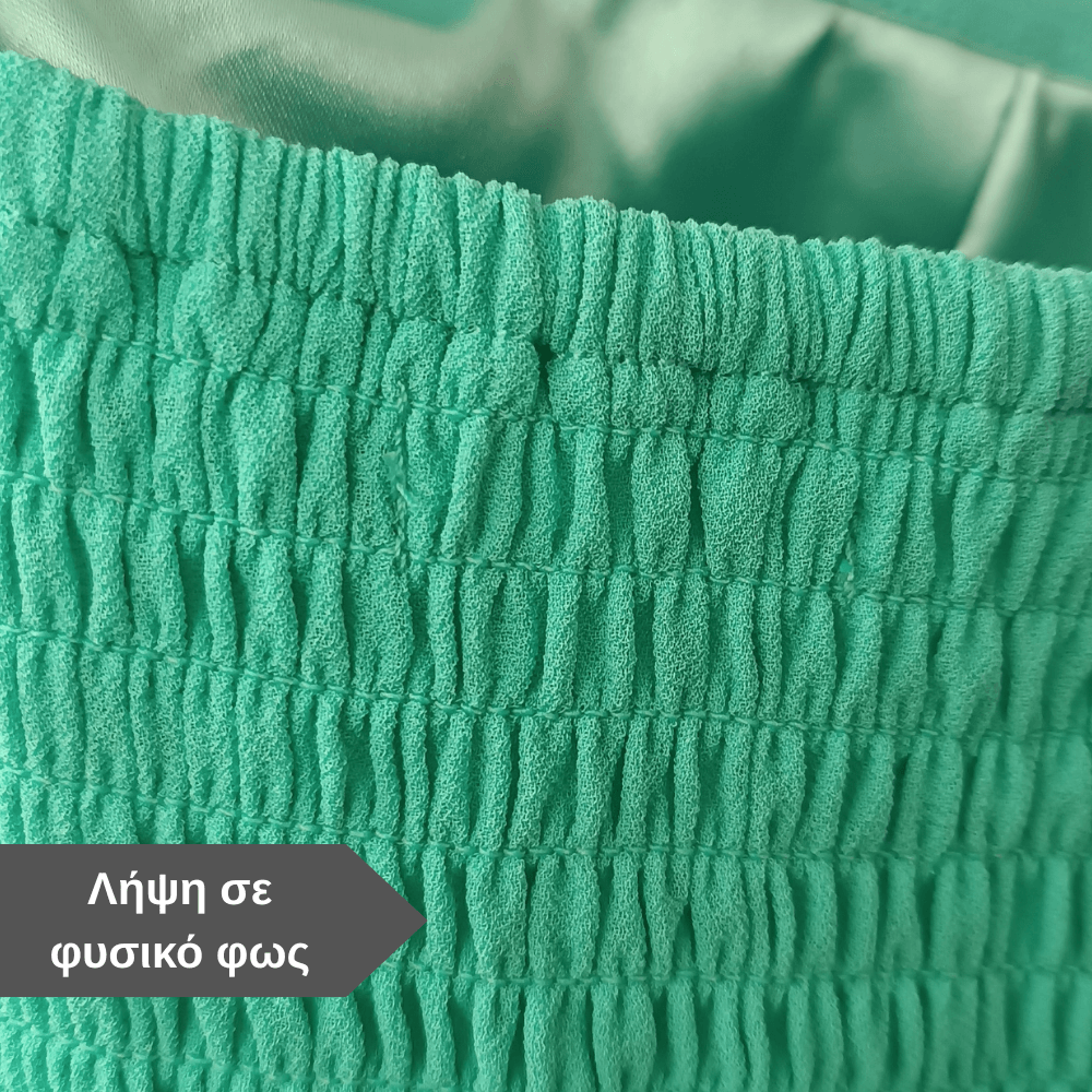 Maxi φόρεμα για γάμο σε τιρκουάζ απόχρωση