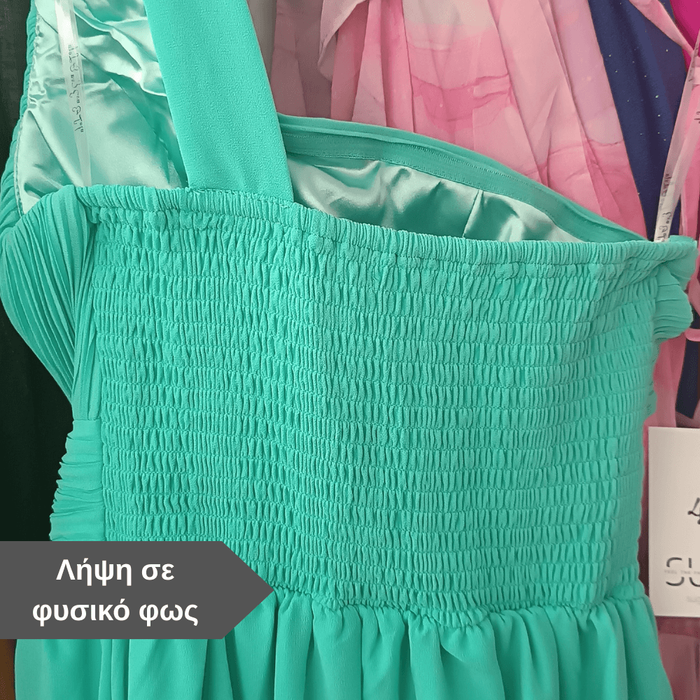Αέρινο one shoulder maxi φόρεμα Suga Style