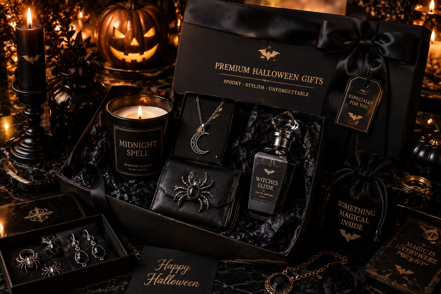 Premium Halloween δώρα σε ατμοσφαιρική συσκευασία