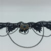 Μαύρο δαντελένιο choker κολιέ gothic style