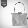 Γυναικείο βραδινό clutch τσαντάκι με μεταλλικό χερούλι Suga Style