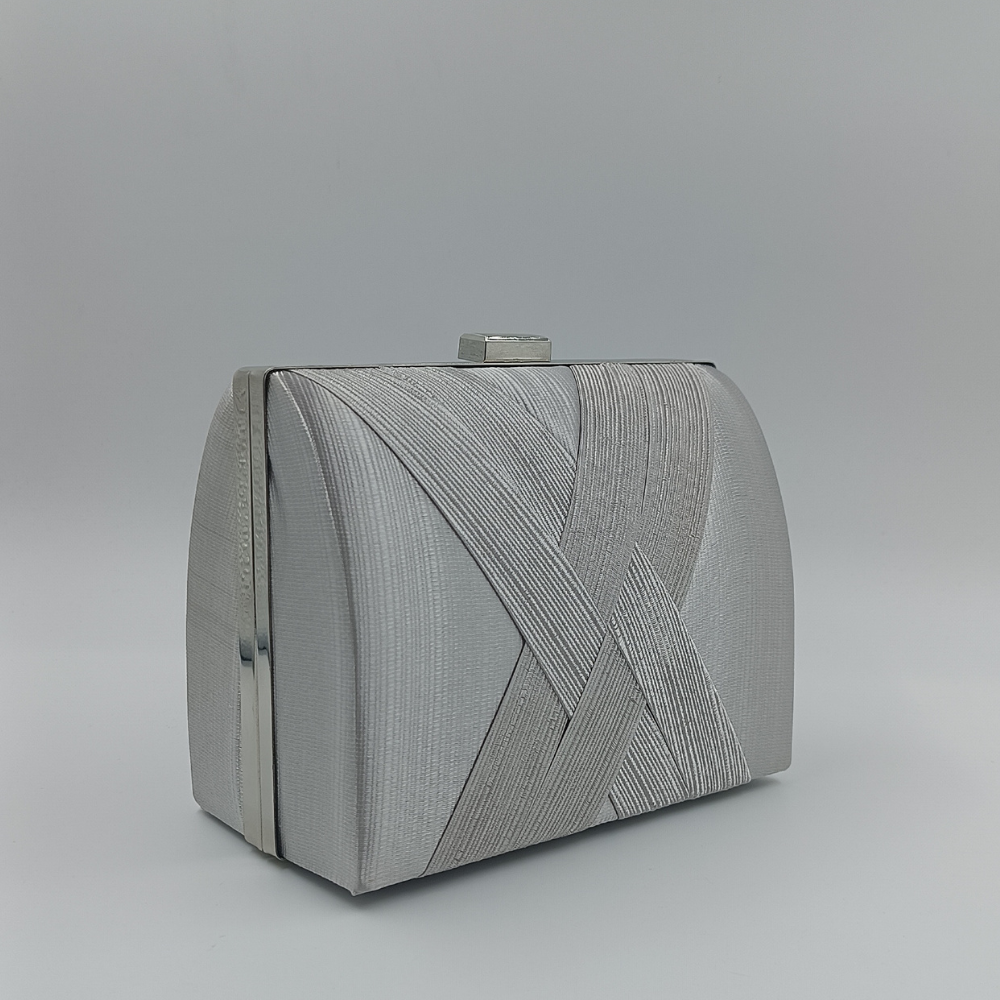 Γυναικείο βραδινό Clutch τσαντάκι με μεταλλικό χερούλι | Suga Style - Image 12