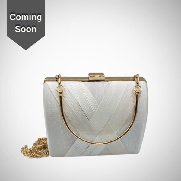 Γυναικείο βραδινό clutch τσαντάκι με μεταλλικό χερούλι Suga Style