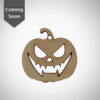 ξύλινα Halloween στοιχεία κολοκύθα
