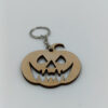 Halloween ξύλινο μπρελόκ κολοκύθα για κλειδιά ή τσάντα