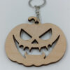Ξύλινο Halloween μπρελόκ jack o lantern κολοκύθα