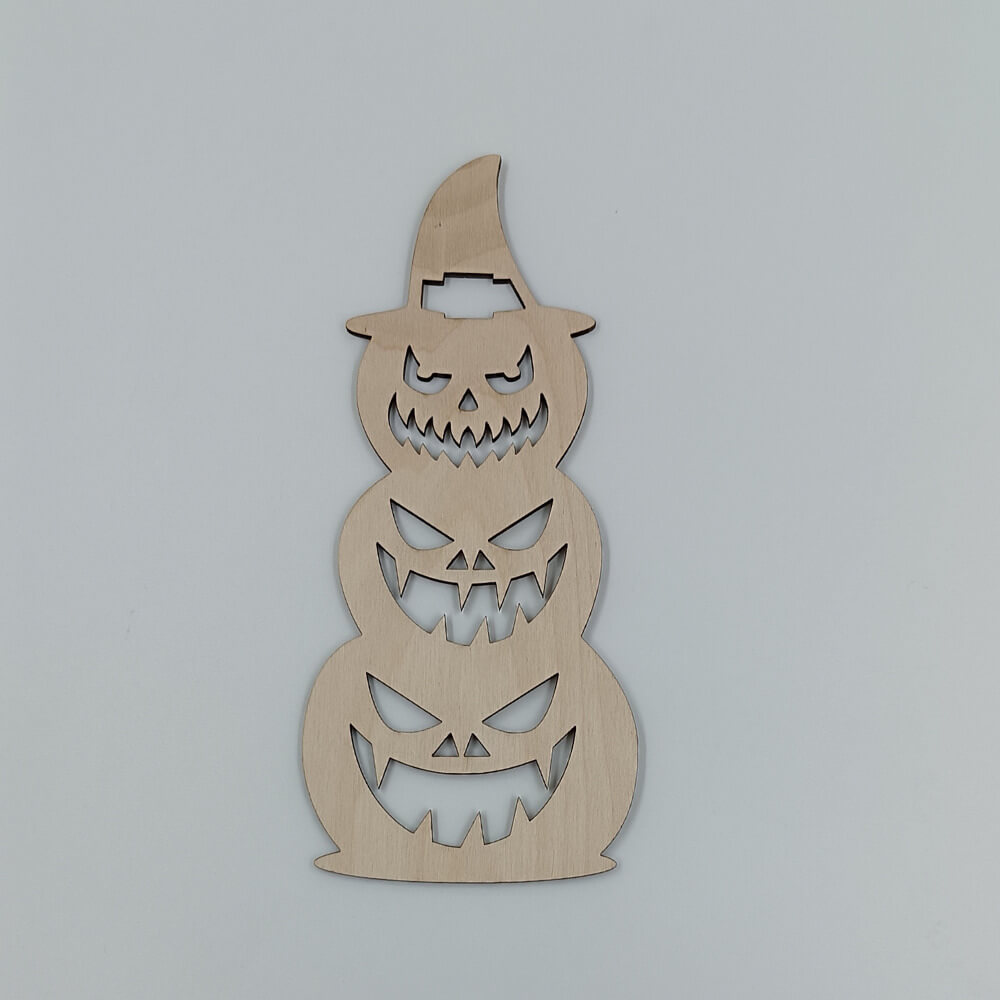 Ξύλινο Halloween στοιχείο κολοκύθες για DIY κατασκευές
