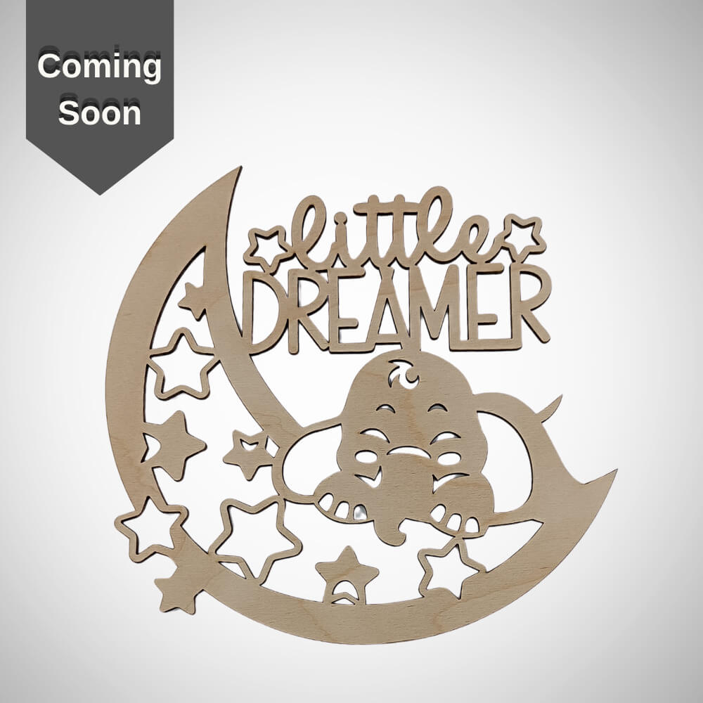 ξύλινο παιδικό διακοσμητικό Little Dreamer