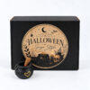 καζάνι μάγισσας με ξύλινη σκούπα σετ δώρου halloween box