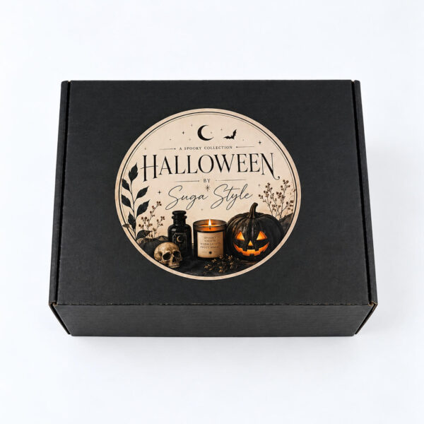 Μαύρο Halloween κουτί δώρου Spooky Season by Suga Style
