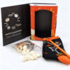Ανοιχτό Halloween Gift Box Suga Style με κάλτσες και μολύβι κολοκύθα