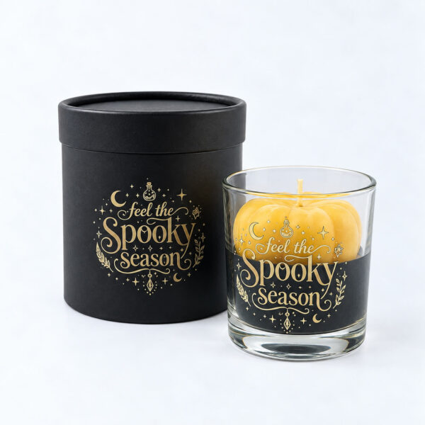 αρωματικό κερί κολοκύθα spiced bourbon και gilded white pumpkin